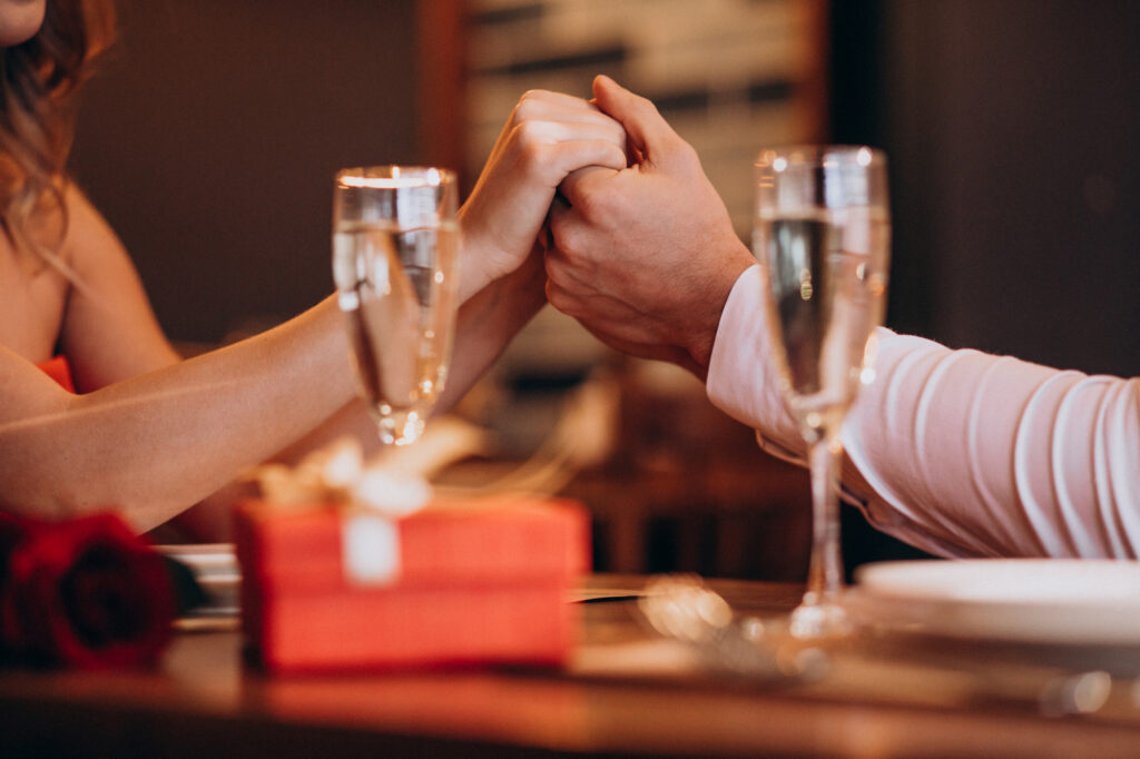 Cena romántica en pareja